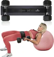 Hip Thrust Belt for Dumbbells and Kettlebells, Hip Thrust Pad Hip Trainer Is an