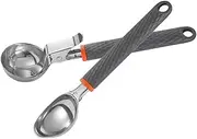 Cabilock Melon Ball Maker Ice Spoon in Stainless Steel 2 Pack Versatile Scoop Tool