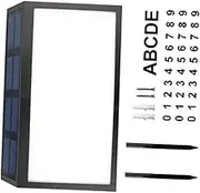 OSALADI Solar-powered Led Address Number Solar Lamp Easy Install Visible in Dark