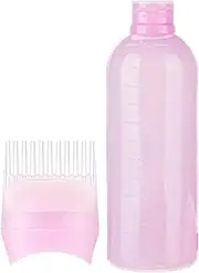 Comb Bottle Applicator - Portable Root Comb Applicator Bottle | Pressurized Comb Color Applicator, Colorful Squeeze Bottle Applicator Brush for Hair Dye Home