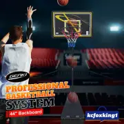 Genki Pro Basketball Stand System Hoop Ring 2.45m to 3.05m Backboard Net Height