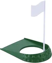 yuksok Golf Putting Cup, Golf Flagpoles, Golf Flags Golf Flag Rod, Portable, Golf Flag Hole Cup Set, Practice Putting for Indoor Outdoor, Alignment Guide
