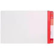 Avery Foolscap Lateral File with Tabs Red 100 Pack