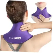 Gel Ice Pack Wrap for Neck and Cervical, Reusable Cold Compress for Purple