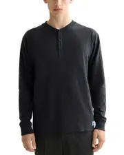 Scotch & Soda Slub Relaxed Fit Henley Tee