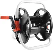 Heavy Duty Rolling Garden Hose Reel Cart with 1/2 Inch 20M Water Pipe Storage Shelf Portable and Easy to Use for Outdoor Watering