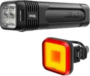 [Knog] Bike Headlight and Tail Light Set - Powerful 600 Lumen Front Bicycle Light, 100 Lumen Rear Bike Light, Compact & Durable, Long Runtime, USB Rechargeable, IP67 Waterproof no-Size Black