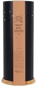 Eco Basics Toilet Roll Holder - Black