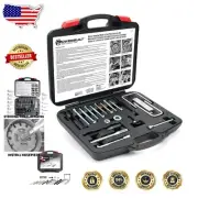 Precision-Built 16 Piece Steering Wheel and Lock Plate Puller Set for Mechanics