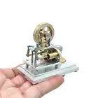 Mini Hot Horizontal Stirling Engine Model,Unassembled Model Kit Educational Toy
