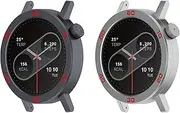 2-Pack Compatible with CMF Watch Pro 2 Bezel Ring, Stainless Steel Bezel Ring Adhesive Cover Anti Scratch Protector for CMF by Nothing Watch Pro 2 Smartwatch (2 Pack C)