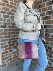 NWT Brahmin Small Georgina Pomegranate Harkness Crossbody
