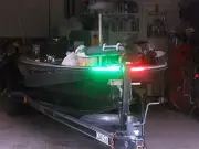 Green Blob Outdoors LED Red & Green Navigation Boat Bow Light Strips Kit Rub Rai