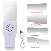 Dental Occlusal Mirror Fog Free LED Intra Oral Photo System Reflector w/ 4Mirror