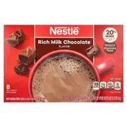 Nestle Hot Cocoa Mix, Rich Milk Chocolate, 8 Envelopes, 0.85 oz (24.2 g) Each