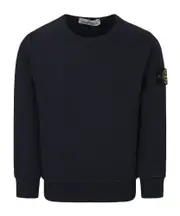 Stone Island Junior Logo-Patch Crewneck Sweatshirt 8Y,6Y,4Y,6,14Y,3Y,2Y,12Y,10Y blue