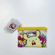 Hello Kitty POMPOMPURIN- 50th Anniversary Zipper Pouch Sanrio Daiso Japan