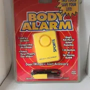 NEW Yellow Body Multi Purpose Ear Piercing Alarm DAC Technologies ALR112-A 130dB