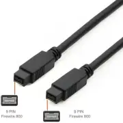 IEEE-1394B Data Cable Firewire 800 9-Pin Male to 9-Pin Male FireWire Lead cable