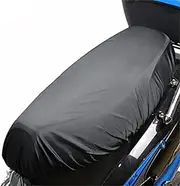 Bench Cover, Motorcycle Seat Cover, Oxford Cloth + PU Cloth, Motorcycle Scooter Moped Seat Cover Seat Motorcycle Cover Lightweight Seat Cover Outdoor Waterproof Rain Dust UV Protection (XXL, Black)