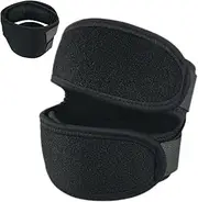 Fixed Patellar Strap - 41x16cm Patella Knee Strap | Nylon Sticky Straps Sports Knee Relief Band | Adjustable Recovery Patella Support Band For Basketball Gym Workout Cycling Hiking Tennis