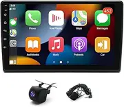 moseiny Android 13 Car Radio Stereo for Avalanche Traverse Acadia Express Van 2008-2011 Sierra Yukon, 10 inch Touch Screen Carplay Auto Android GPS Navigator 2G+32G AHD GPS WiFi Bluetooth FM RDS SWC
