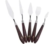 5 Piece Oil Painting Spatulas Painting Knife Set, Spatula Knife Painter Spatula Set, Palette Knife, Paint Spatula, Paint Scraper