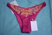NEW ZIMMERMANN Size 1/10 PINK-& FLORAL REVERSIBLE Swim Brief BIKINI BOTTOMS