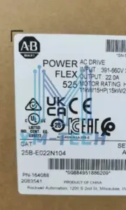 New Sealed Allen Bradley 25B-E022N104 /A PowerFlex 525 AC Drive 15kW 20Hp
