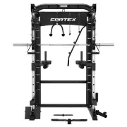 Lifespan Fitness CORTEX SM-26 6-in-1 Power Rack with Dual Stack Smith & Cable Machine CSST-SM26