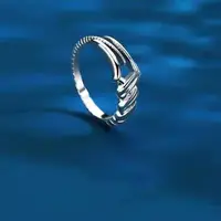 在飛比找蝦皮購物優惠-925 silver ring male tides per