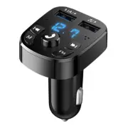 Car Bluetooth FM Transmitter Radio MP3 Wireless Adapter Car 2 USB Charger Set