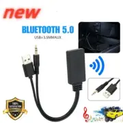 2 In 1 USB Bluetooth 5.0 Transmitter Receiver Adapter Wireless For PC Car Kit