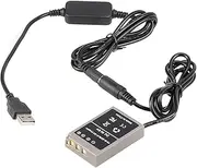 [FOTGA] Decodierter BLS-1 BLS-5 BLS-50 Dummy Akku DC-Koppler mit USB Netzteil Kable für Olympus OM-D E-M10 Mark II III IV Pen E-PL9 E-PL8 E-PL7 E-PL6 E-P3 E-PM3 Stylus 1 Kamera Batterie Power Bank