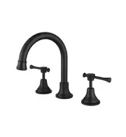 Modernnational Montpellier Matt Black Solid Brass Basin Set