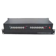 16 Channels Video Fiber Optic Media Converters for Hikvision Dahua HD Cameras