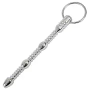 The Millipede Sound, 5" Surgical Steel Male Urethral Sounding Hollow Penis Plug