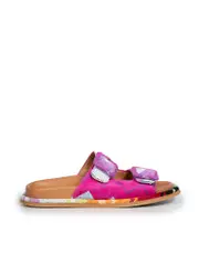 Zigzag Print Clea Sandals