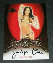 2015 Benchwarmer JASLYN OME Signature RED BACK Black Autograph PLAYBOY Playmate