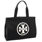 [Tory Burch] Tote Bag ELLA TOTE Cotton Canvas Ella Tote Double T Logo Tote Bag