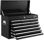 Giantz 10 Drawers Tool Box Chest, Lockable Toolbox Tools Storage Cabinet Gara...