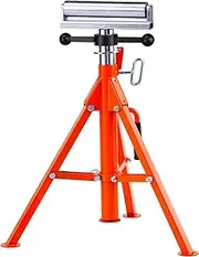 VEVOR Roller Stand - Heavy-Duty 2500 lbs Load Capacity Tool Stand - 28"-52" Height Adjustable - Foldable Space-Saving Design - for Woodworking and Metalworking Long Boards, Metal Pipes or Bars