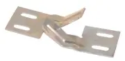 Barton Kramer 376C Mill Silver Steel Bi-fold Door Aligner 1-3/8 L x 1-3/8 Win.