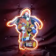 Captain Morgan Rum Beer Classic Neon Sign Bar Shop with Acrylic Printed 15"x19"