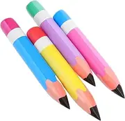 Toddmomy 4pcs Inflatable Crayon Balloons for School Party Decorations Fun Crayon Shaped Ornaments Creative Birthday Party Favors and Engaging Atmosphere Enhancer