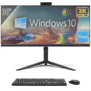 All IN One 30 " Gaming 2k I5 RAM 4gb SSD 120gb Windows 10 Pro Aio Computer PC _