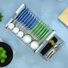 Dish Drying Rack Space Saving Sink Shelf Drain Board Large Capacity Dish Dryer