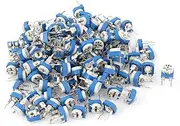Aexit 120Pcs (Potentiometer) URM-065 200K Ohm 3 Terminals Trimmer Potentiometer (20ry118qf172) Adjustable Resistor