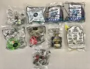 Lot of 9 Carl's Jr/Hardees 1990's/2000's Kids Meal Toys Crash, Jetsons, etc. NOS