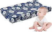 Bvizyelck Changing Pad Cover | Soft Stretch Breathable Cotton Fitted Nursery Changing Table Sheets | Cute Print Patterns Diaper Changing Table Covers & Pads for Boys Girls